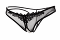 Sheer Lace Pearl Thong