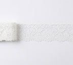 Floral Lace Eye Mask | White