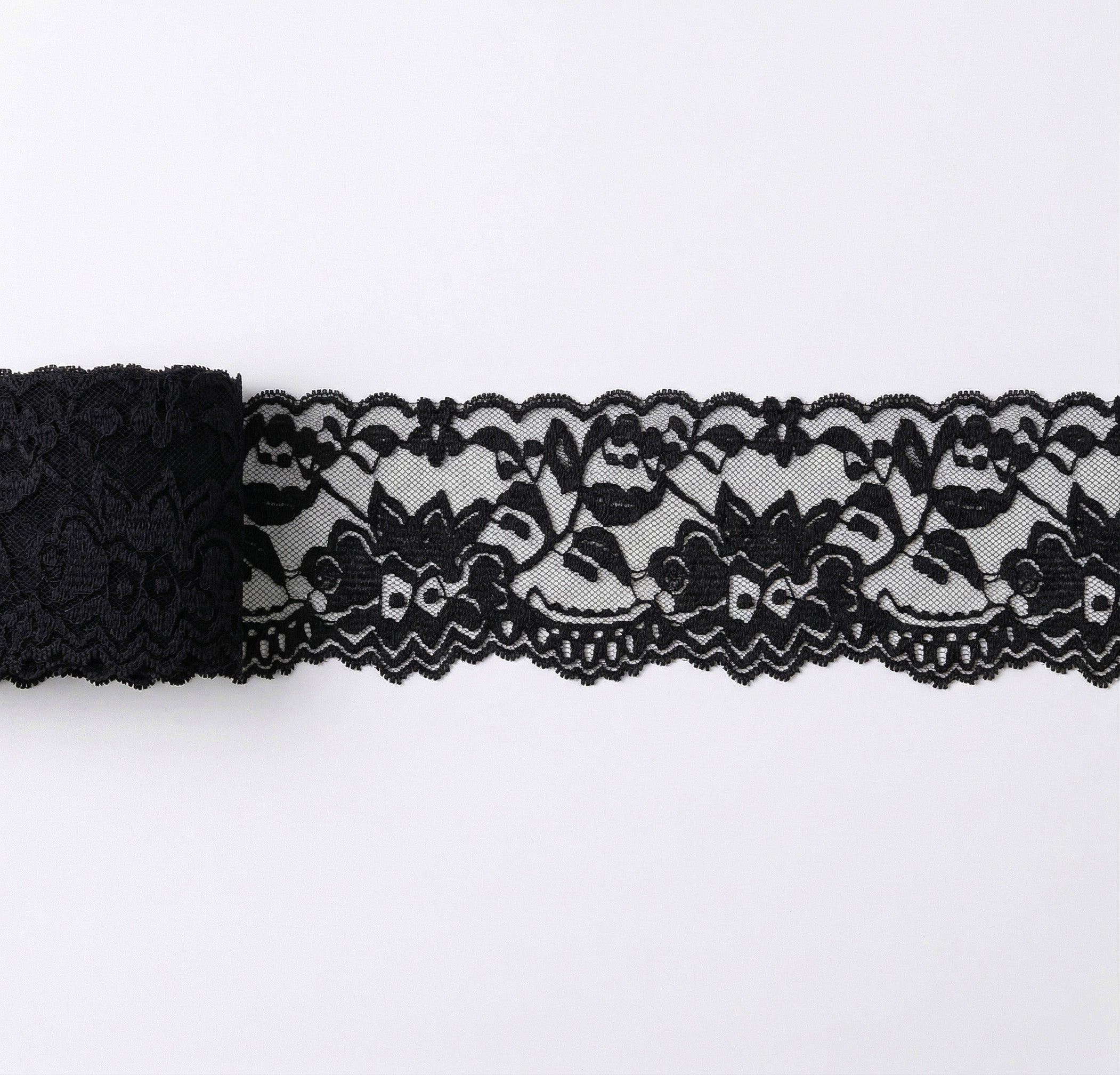 Floral Lace Eye Mask | Black