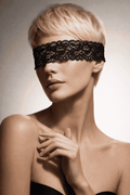 Floral Lace Eye Mask | Black