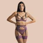 Midnight Desire Strappy Lace | Purple