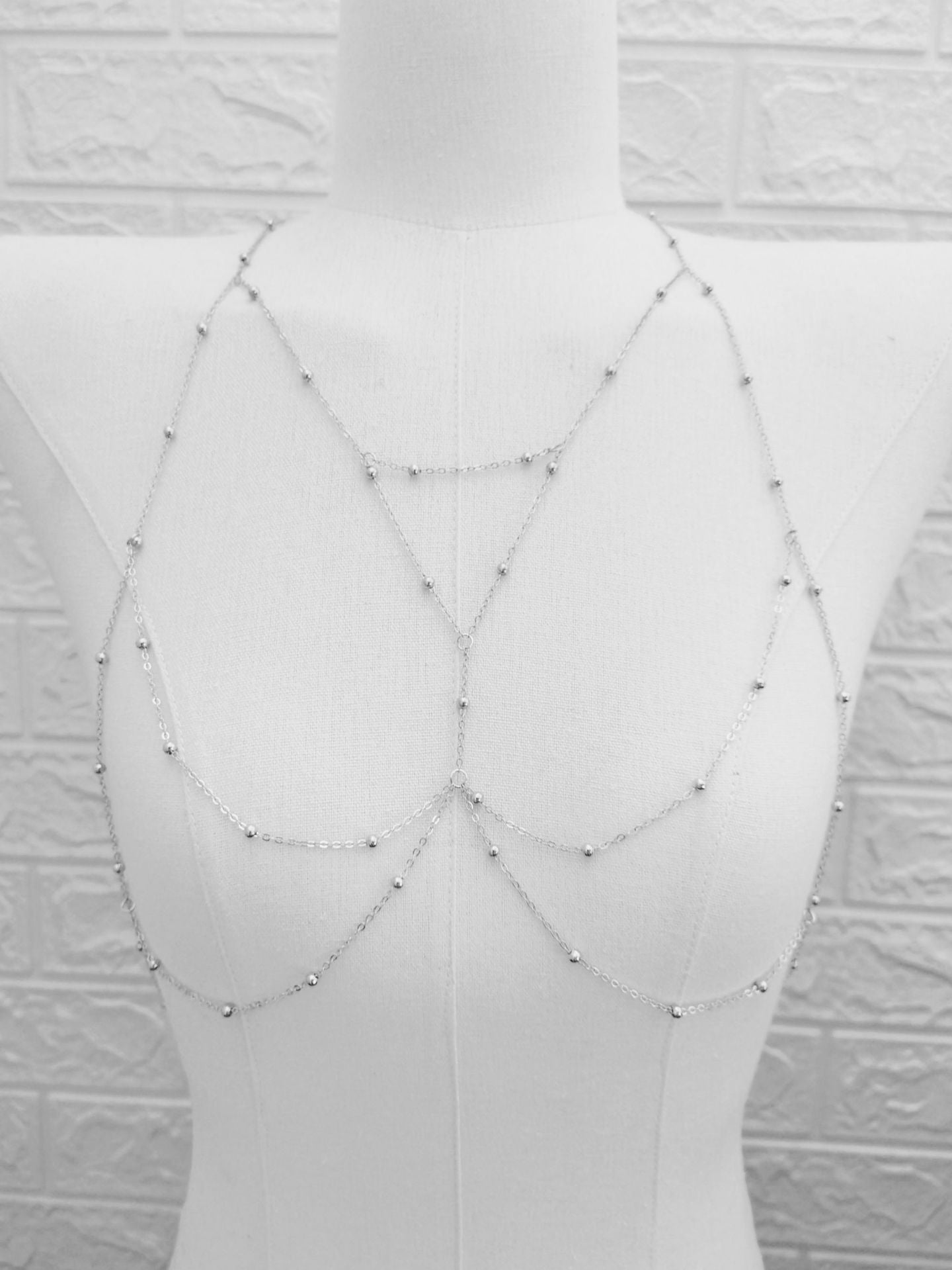 Elegant Layered Chest Chain | Gold / Silver