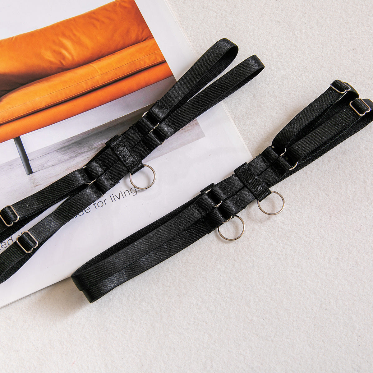 Seductive Tassel Harness | Black