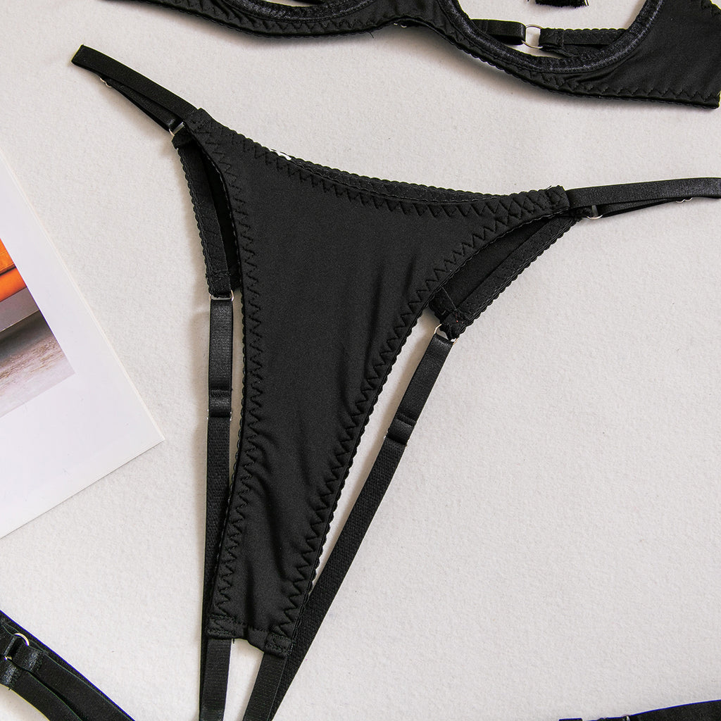 Seductive Tassel Harness | Black