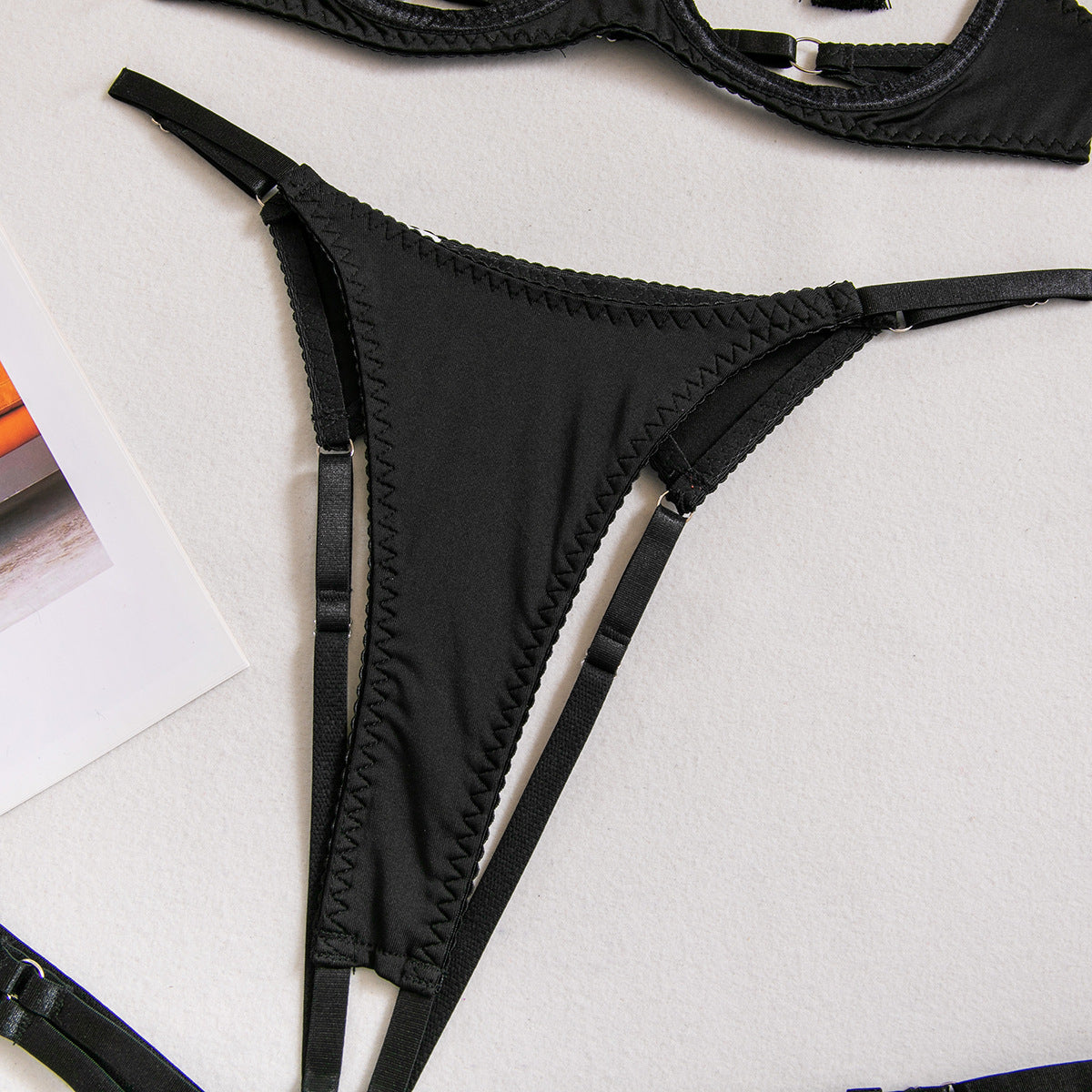 Seductive Tassel Harness | Black