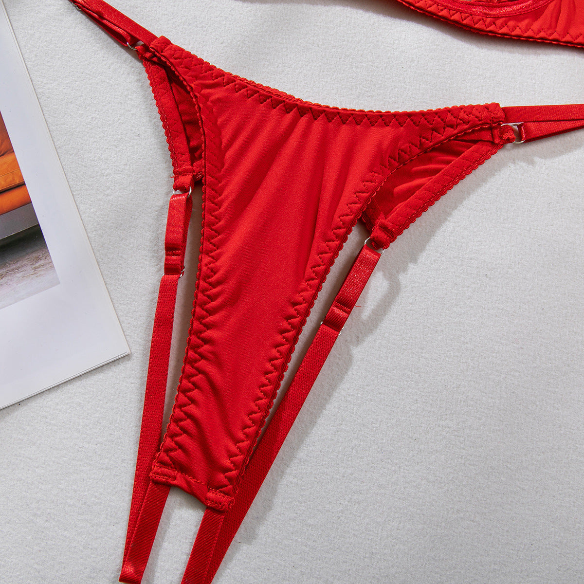 Seductive Tassel Harness | Red