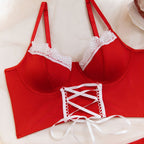 Sweet Desire Maid Set | Red & White