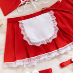 Sweet Desire Maid Set | Red & White