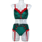 Christmas Velvet Candy Crush Set | Green & Red