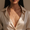 Elegant Layered Chest Chain | Gold / Silver
