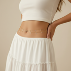 Dazzling Double-Layer Waist Chain | Gold