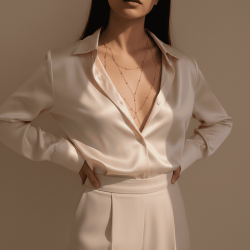 Elegant Layered Chest Chain | Gold / Silver